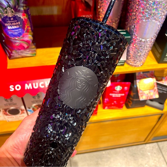 Starbucks Blue Prism Gem Cup Iridescent Tumbler 24oz Venti Holiday 2024 NWT - Picture 1 of 12